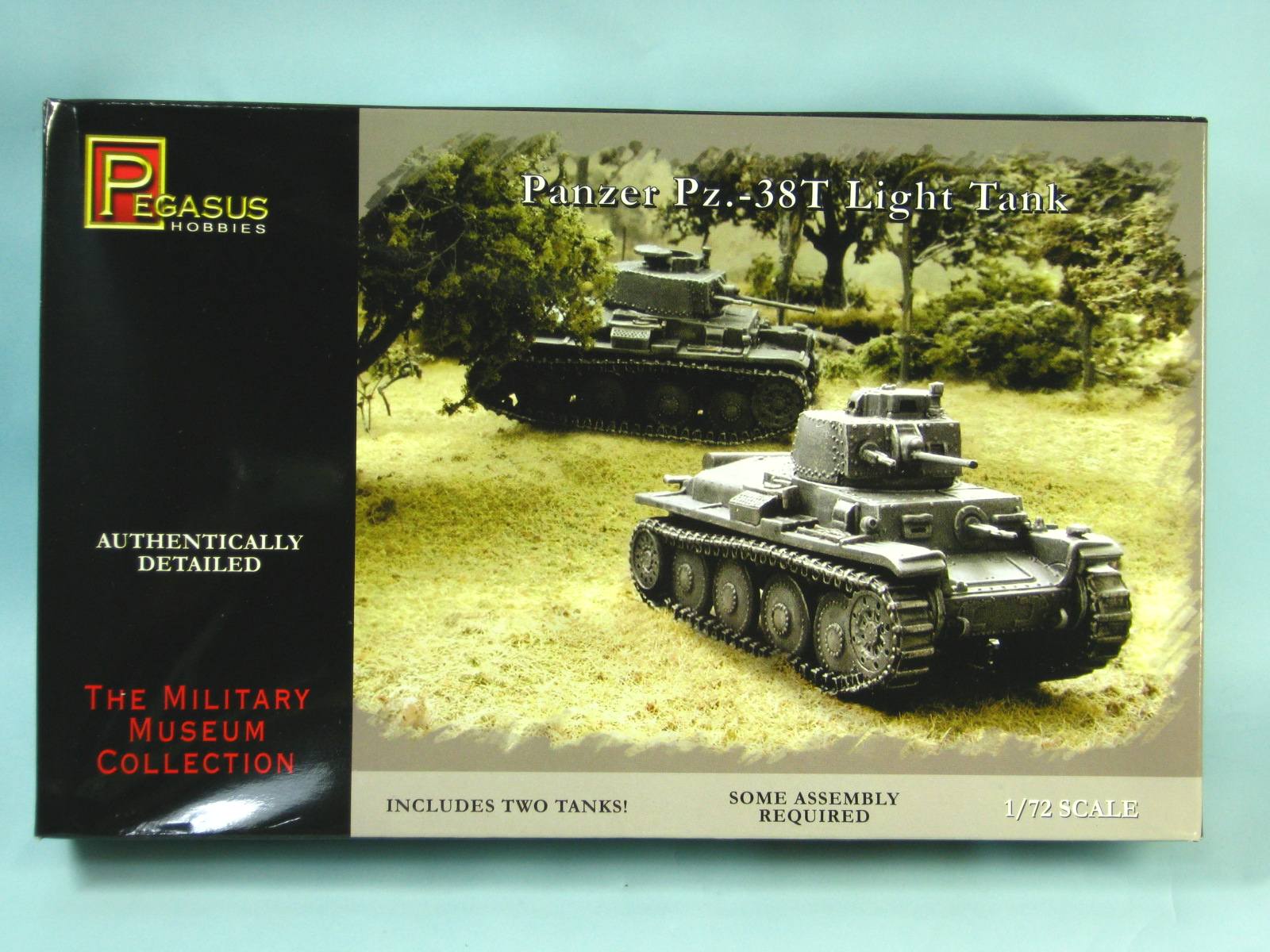 ペガサスホビー 1/72 PZ-38T 軽戦車 レビュー: ミーティア・スケール