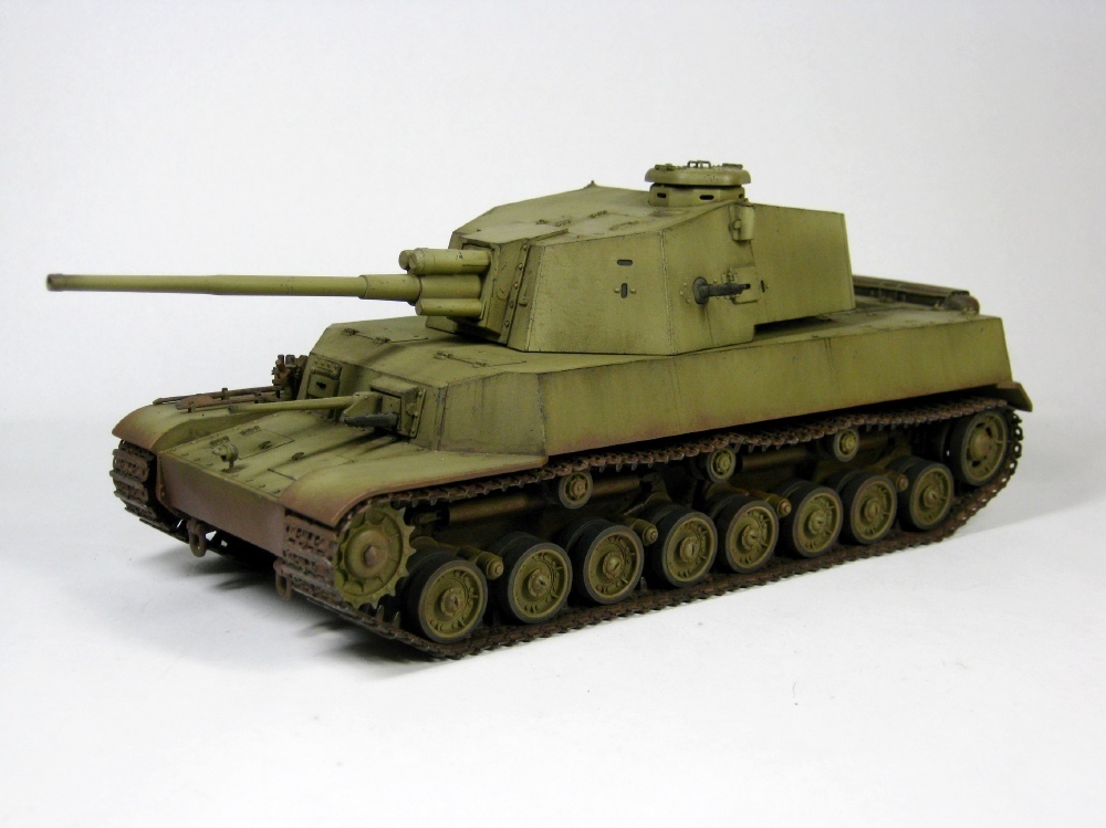 ファインモールド1/35五式中戦車 チリ 未組立 （完成＆製作記