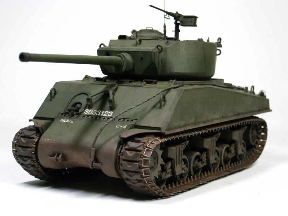 アスカモデル 1/35 M4A3E2 ジャンボ 突撃戦車 完成: ミーティア 