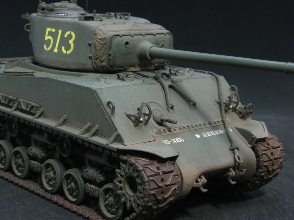 タミヤ 1/35 M4A3E8 イージーエイト 陸上自衛隊仕様にする方法