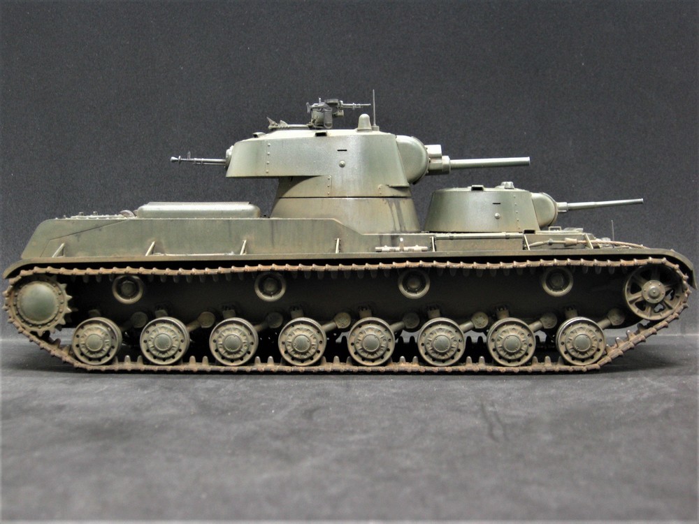 TAKOM 1/35 SMK多砲塔戦車 完成写真動画: ミーティア・スケールモデル 